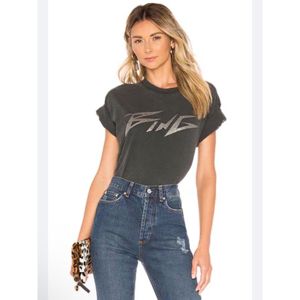 Anine Bing Glitter Tee